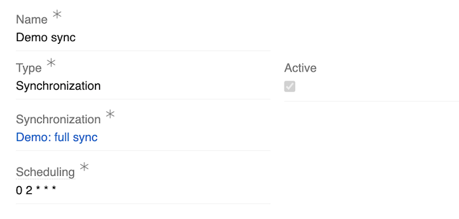 Synchronization Scheduled