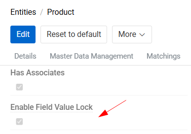 Enable Value Lock
