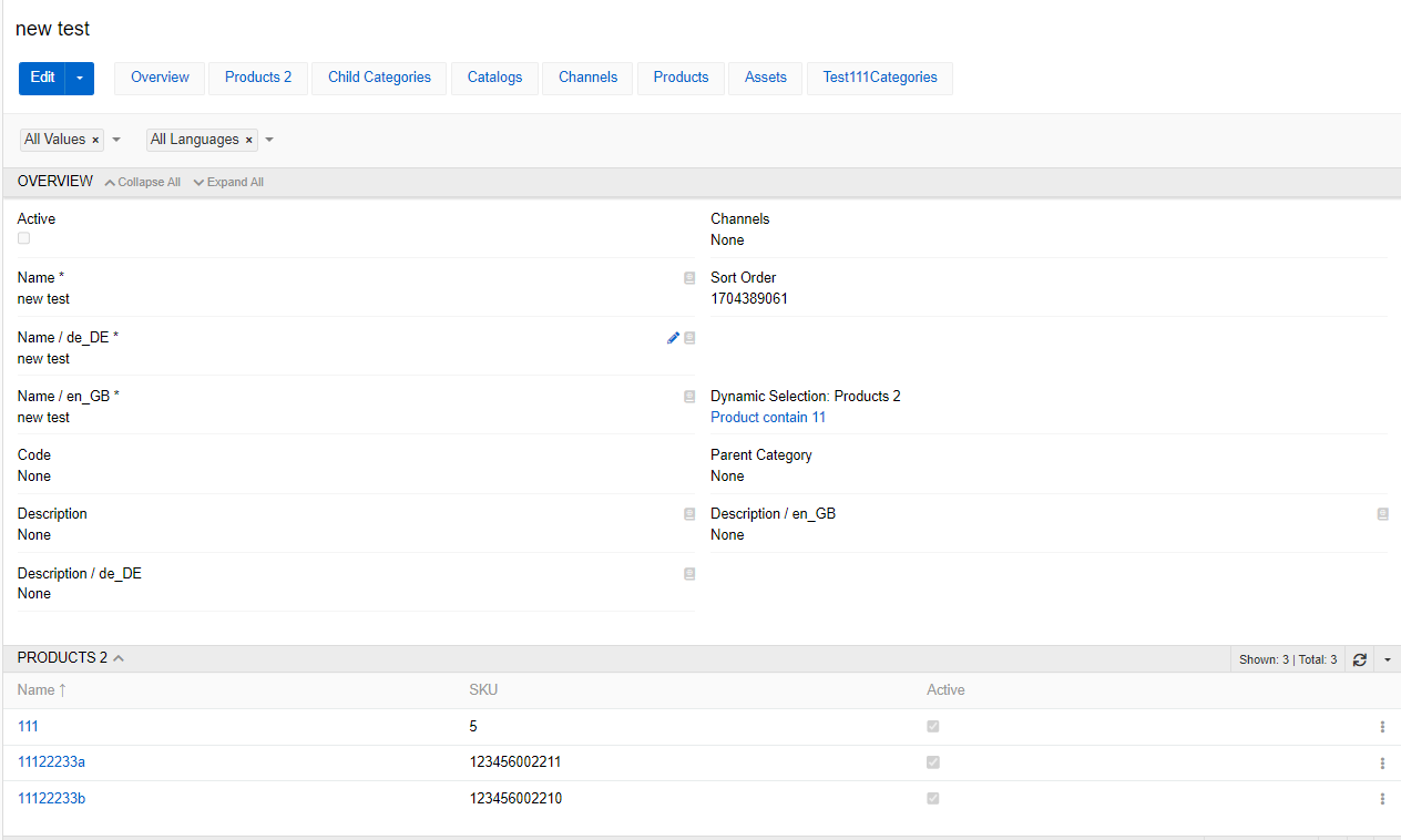 Example selection