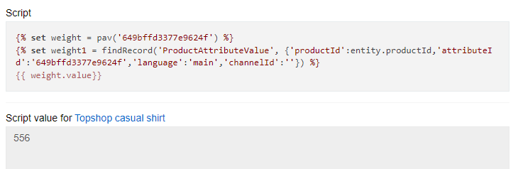 Attribute output type