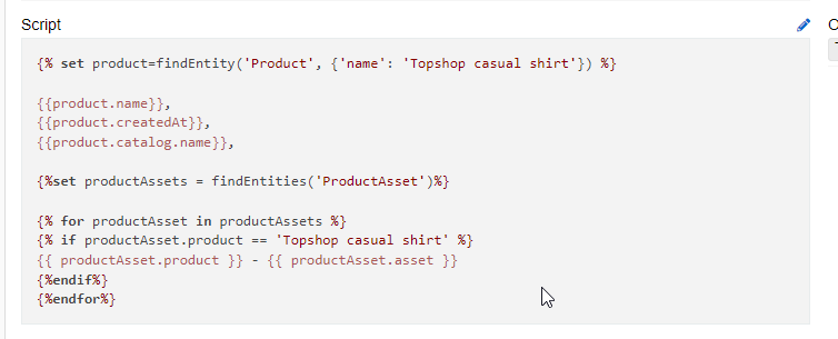 Attribute output type