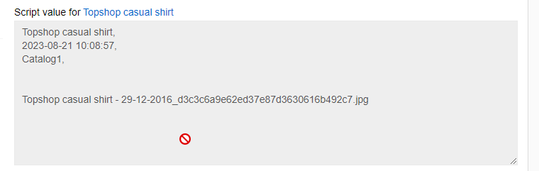 Attribute output type