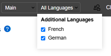 Filter by language