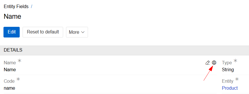 Field translation