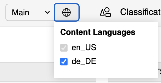 Filter by language