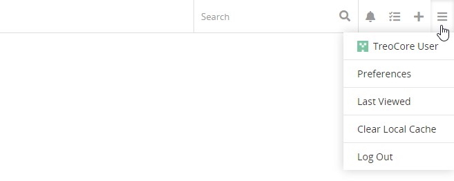User Menu