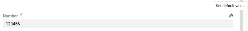 Set default value icon