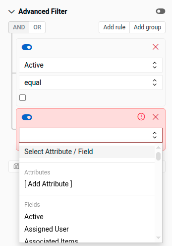 Advanced Filter