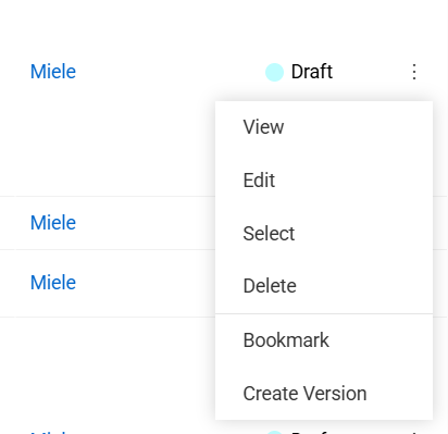 Products single record actions