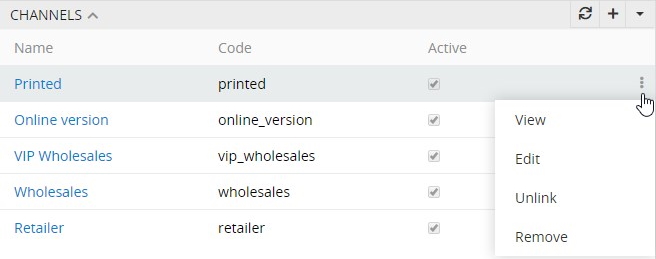 Related entity single actions