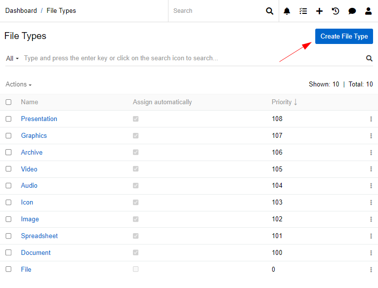Create File Type