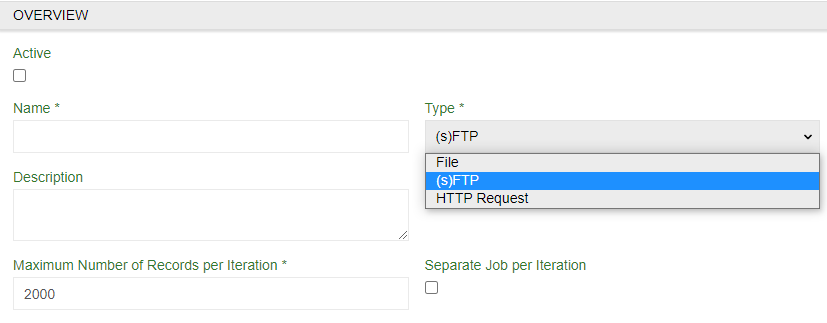 Selecting HTTP request