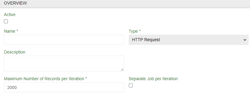 Selecting HTTP request