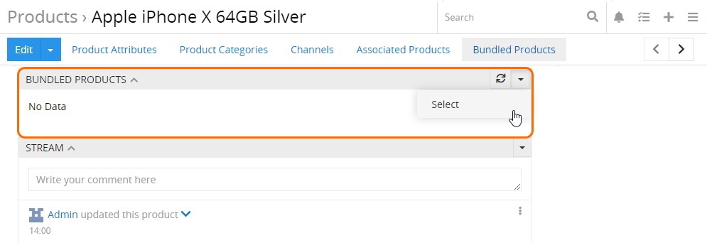 Bundled product panel