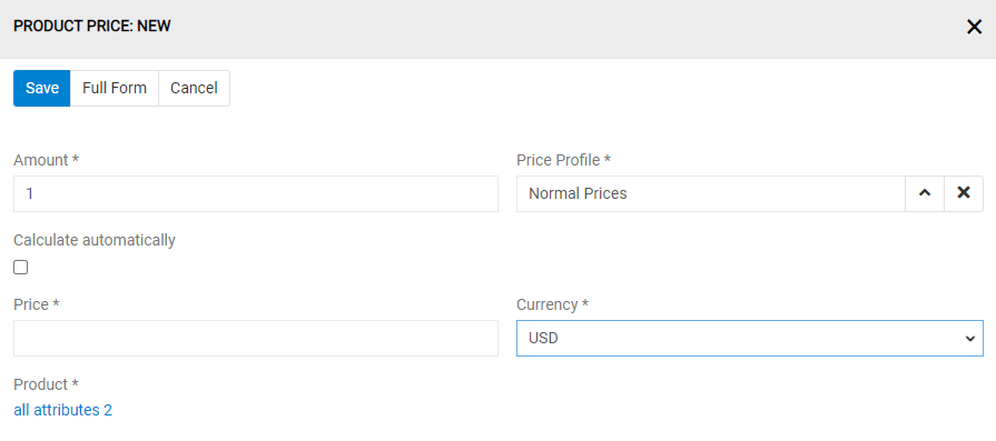 prices