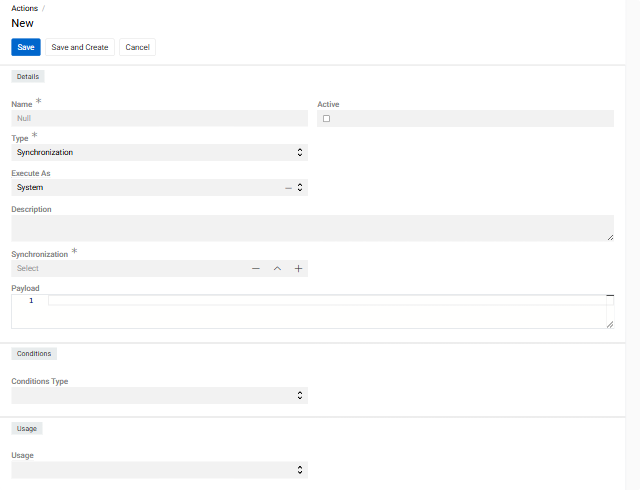 Synchronization Configuration