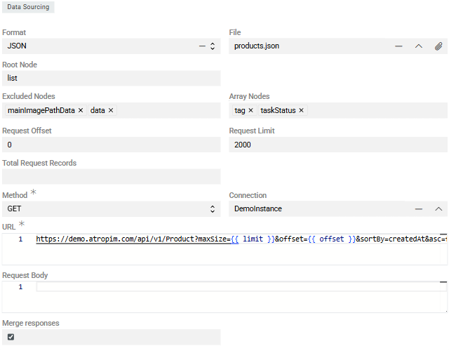 HTTP Request Data Sourcing