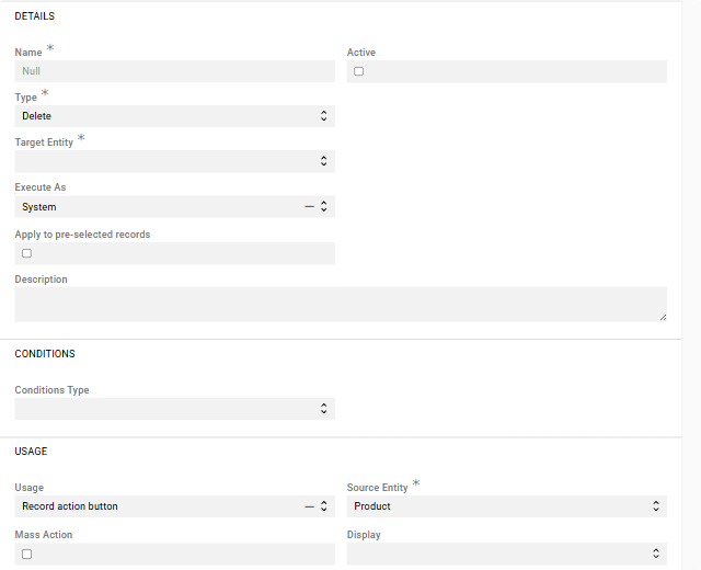 Delete Configuration