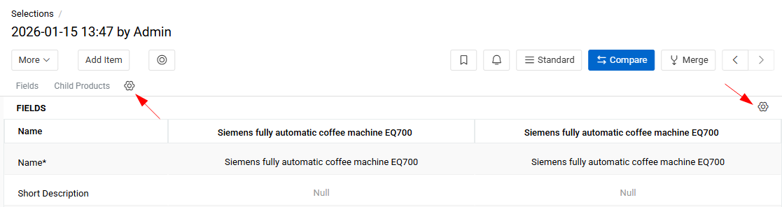 Layout configuration