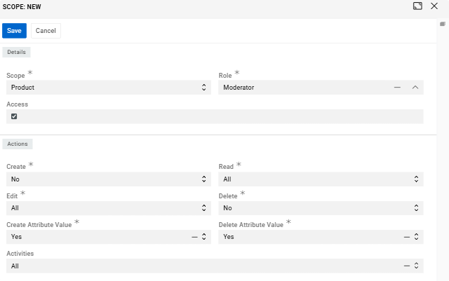 Create Scope with Attributes