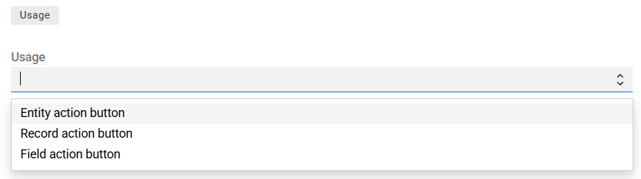 Default Action Details Creation