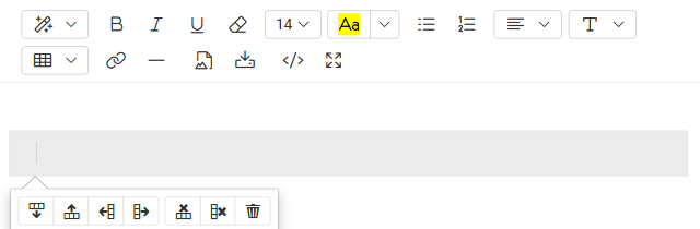HTML Toolbar