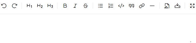 Markdown Toolbar