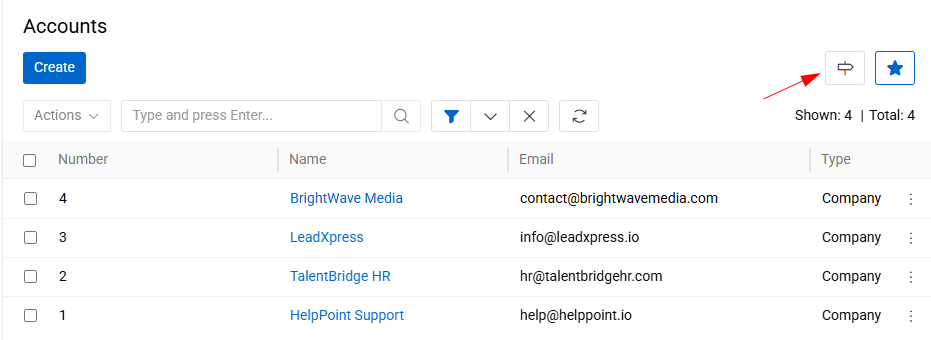 Navigation between Staging and Master
