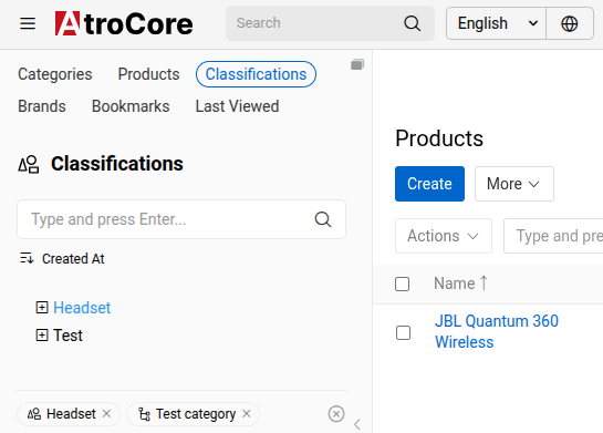 Multiple selected nodes with badges
