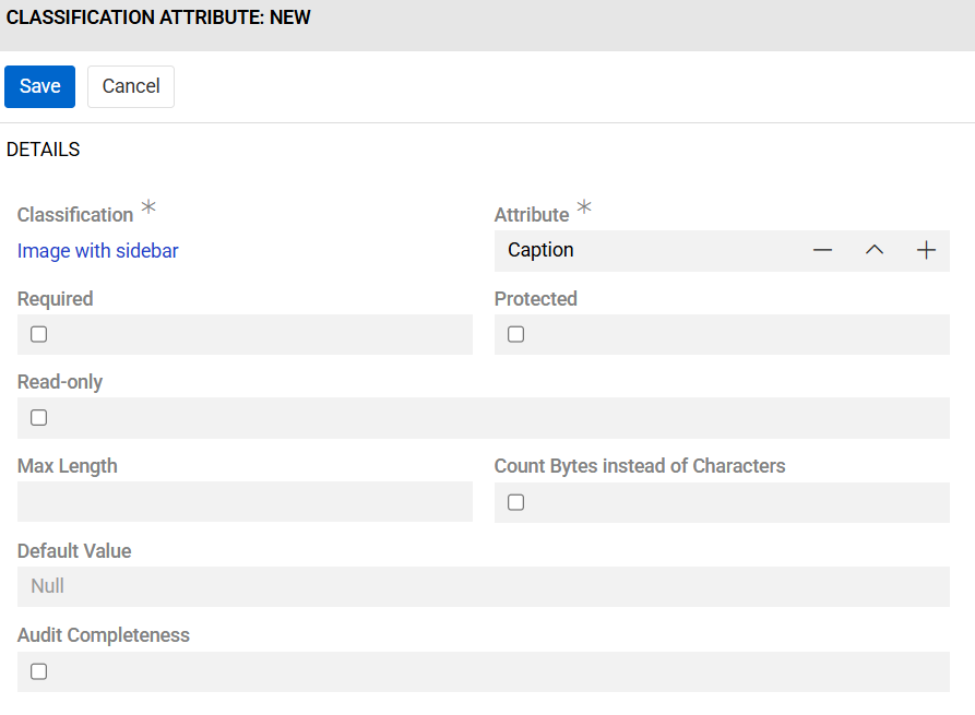 Channel attribute