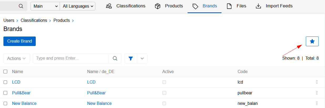 Config Favorites