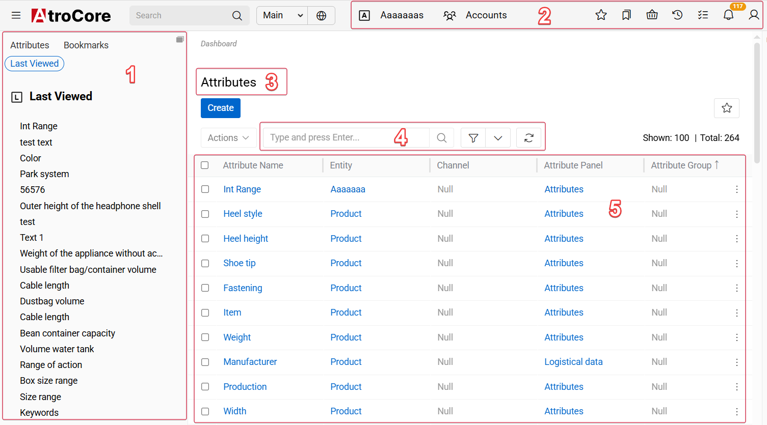 Default List View
