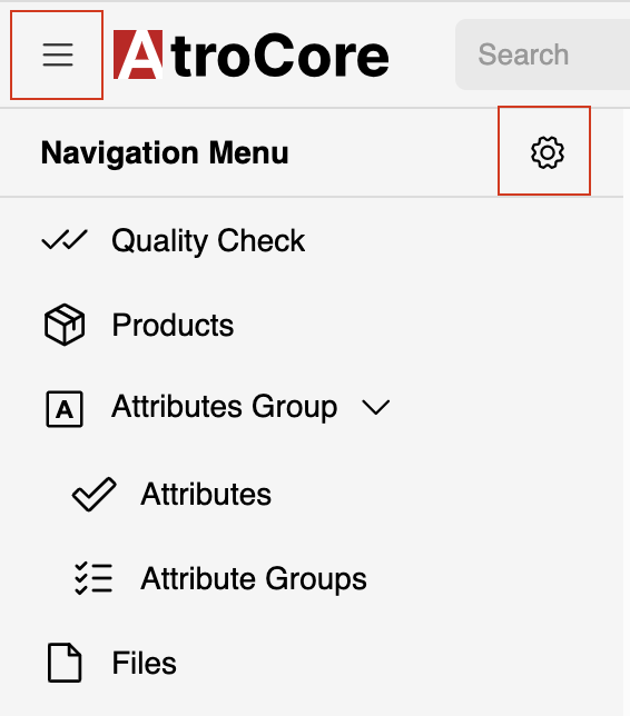 Navigation Menu