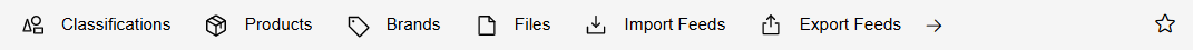 Favorites Navigation Bar