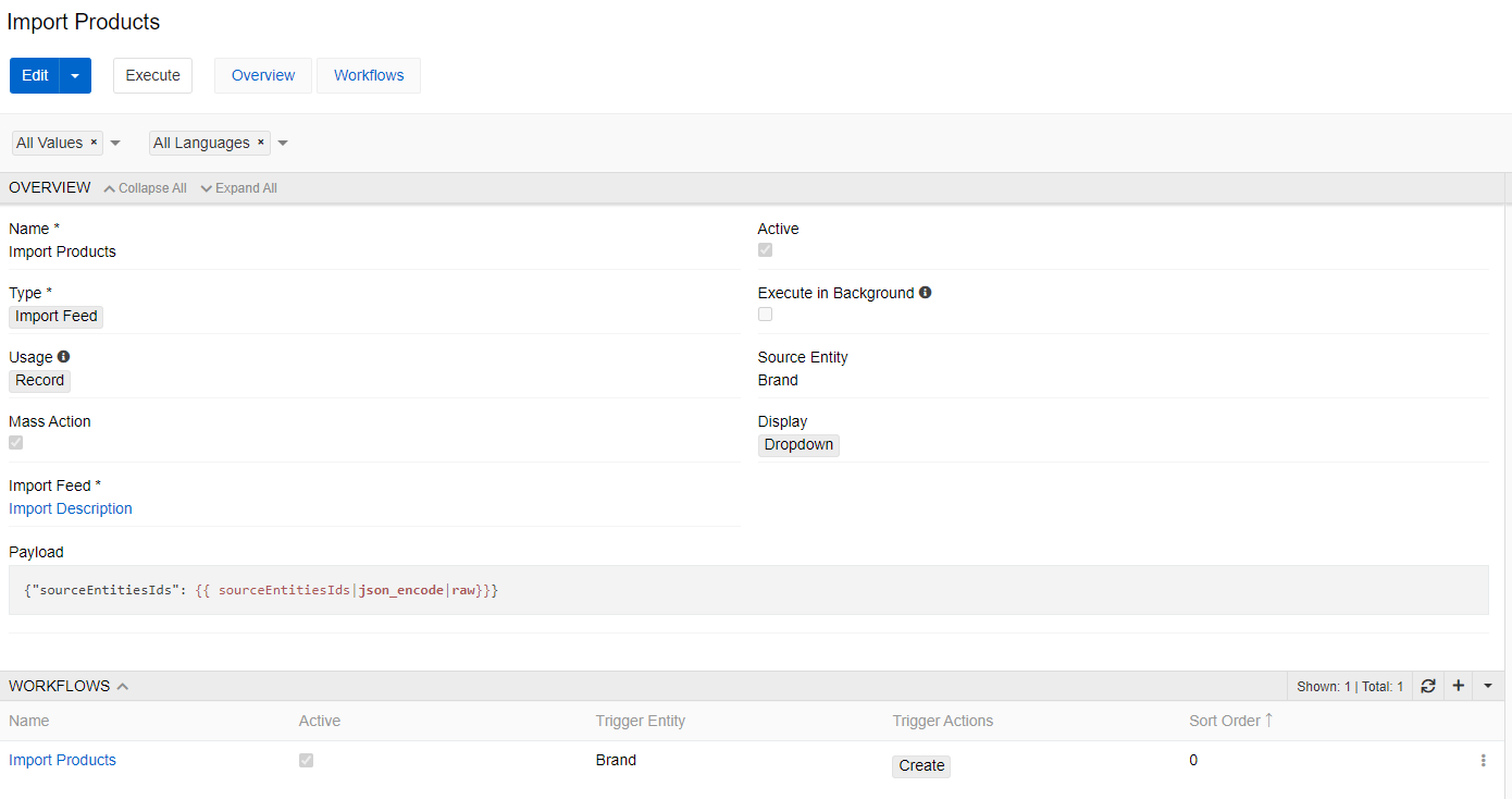 Import Feed