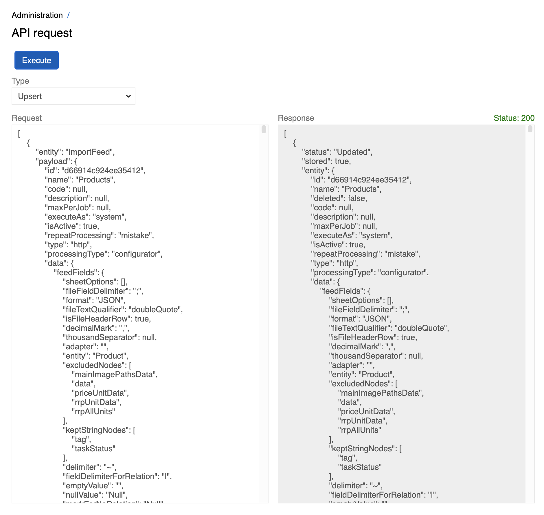 API Request