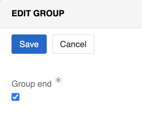 End Group