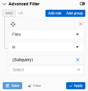 Subfilters