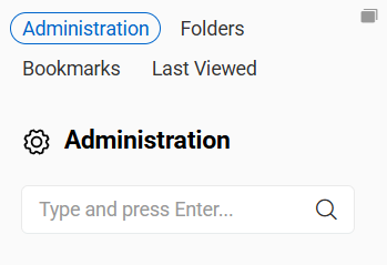 Left sidebar