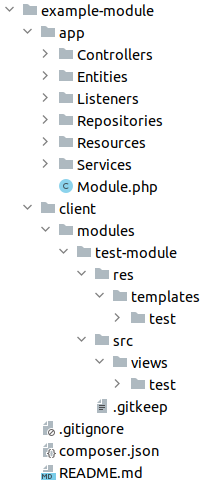 Module structure