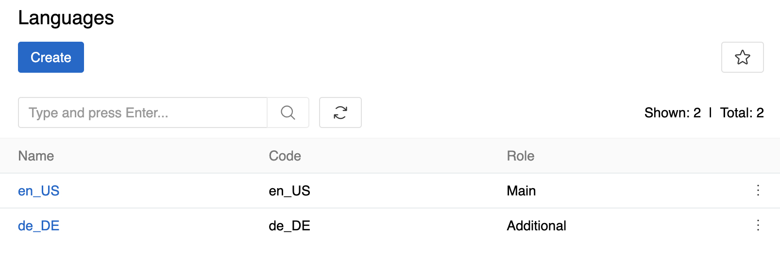 Languages