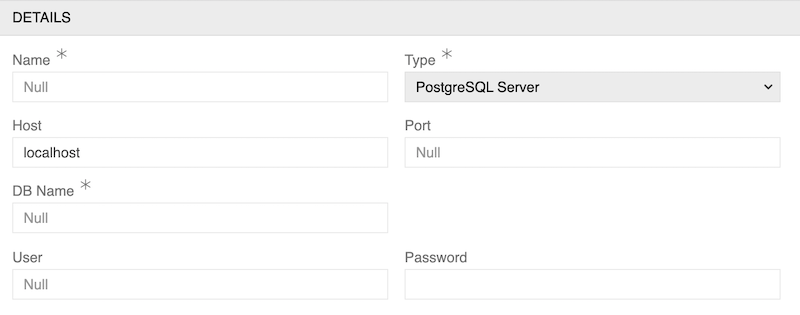 postgresql